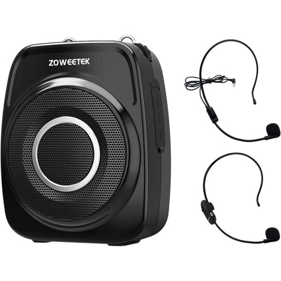 ZOWEETEK Voice Amplifier with Wireless Microphone Headset - New - Picture 1 of 9